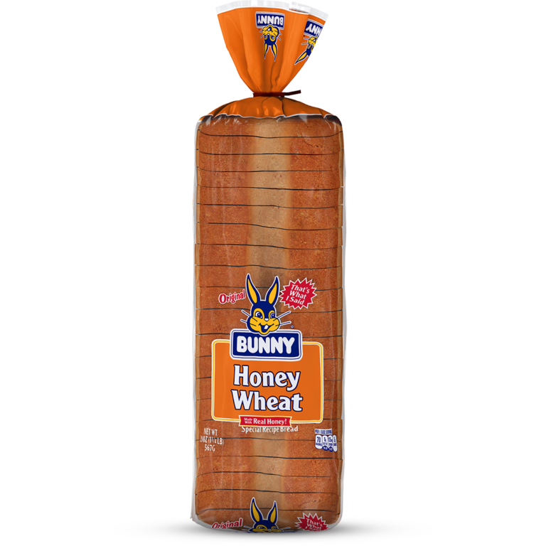 Honey White Bread 20oz Bunny Bread