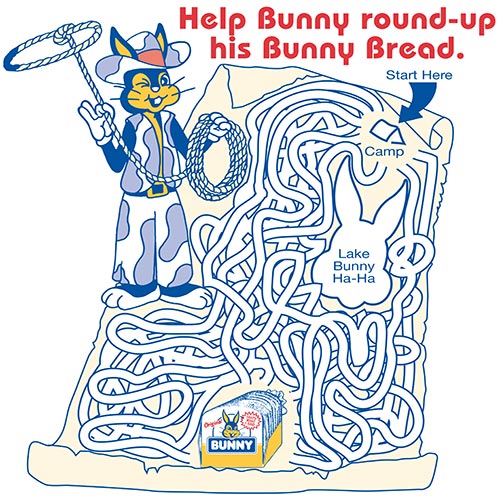 bunny round-up activity sheet